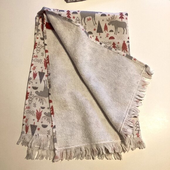 6 Christmas Towels Kitchen Linens Tea Towel Hand Towel Cooking - Picture 6 of 9